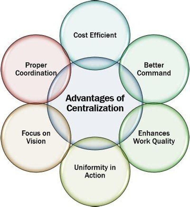 What is centralization and explain its advantages and disadvantages?