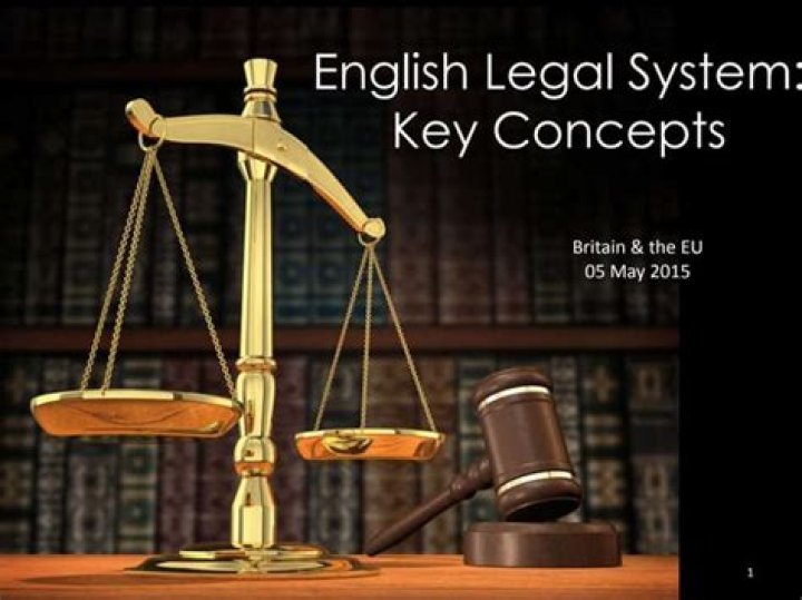 What is English legal system in law?